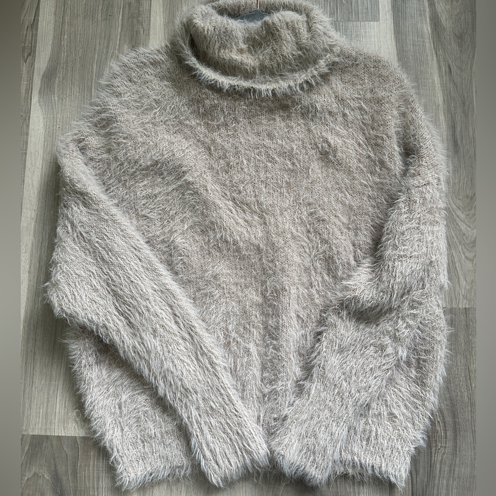 Express fuzzy sweater!